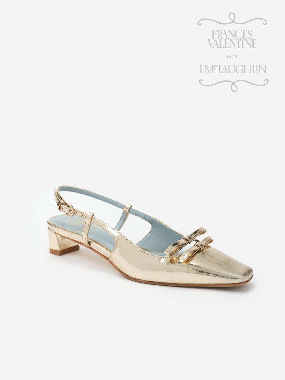 J McLaughlin Emma Block Heels - Platino NEW